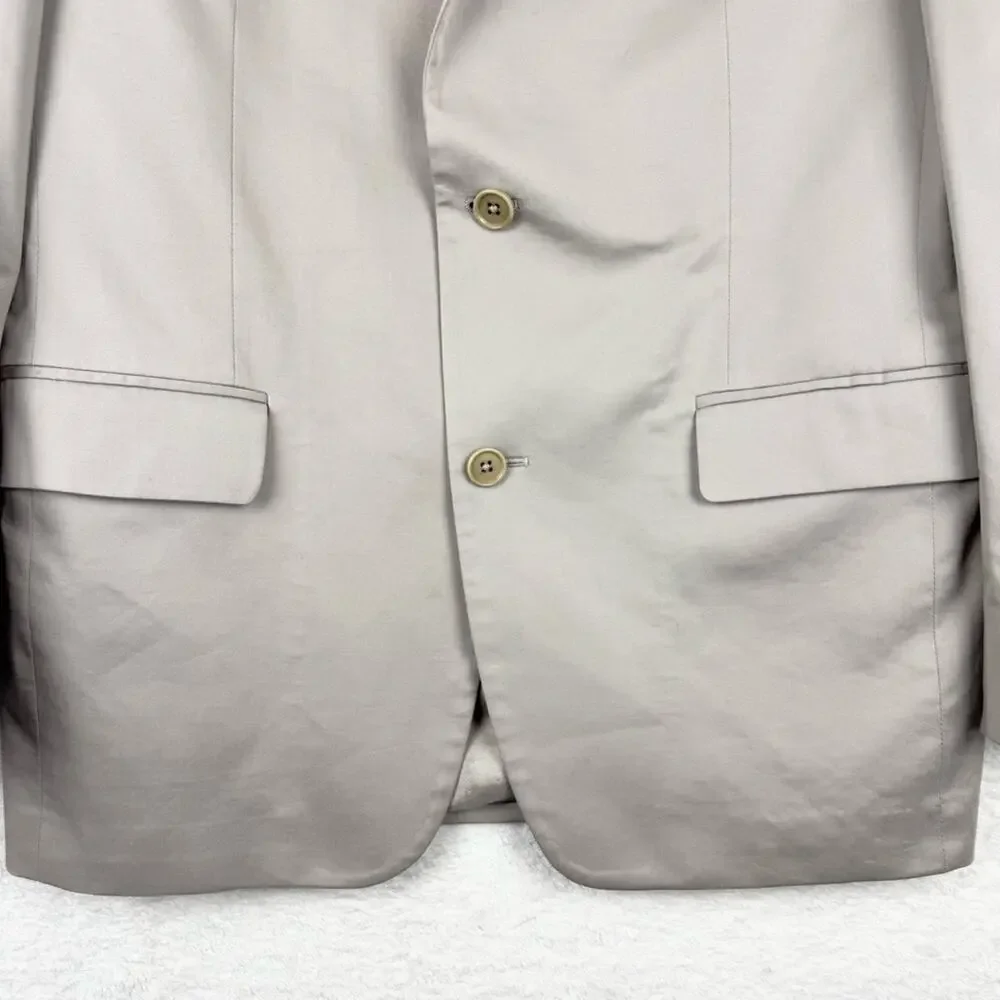 John Varvatos Star USA Loft Trim Fit Sport‎ Coat Double Button Beige Size 40R